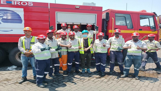 The Mozambique office of SINOTRUK actively practices “We aim at customers’ satisfaction”, Our after-sales staff train customers' employees on the use and maintenance of vehicles.