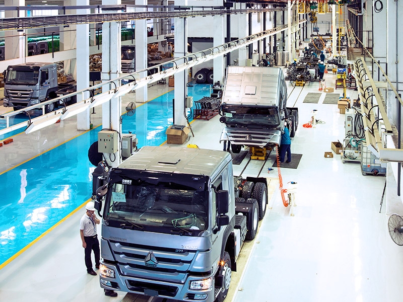 CKD Assembly line of DANGOTE SINOTRUK WEST AFRICA LTD